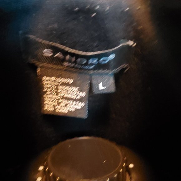 Black blazer with patent leather trim - Picture 2 of 2